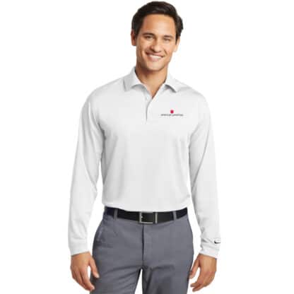 Men’s Nike Dri-Fit Long Sleeve Polo - Image 6