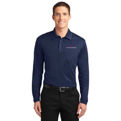 Men’s Port Authority Long Sleeve Polo - Image 2