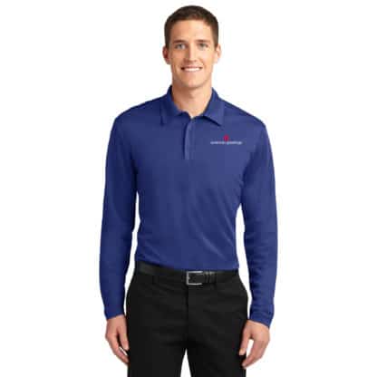 Men’s Port Authority Long Sleeve Polo - Image 3